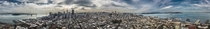 Panorama of San Francisco from Coit Tower 