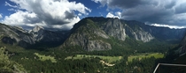 Panoramic view of Yosemite Valley 