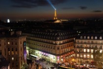 Paris from the galeries lafayettes roof