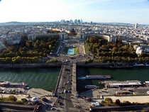 Paris looking towards La Dfense 