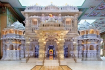 Part of the BAPS Shri Swaminarayan Mandir Robbinsville New Jersey USA Listed on Wikipedia as the second-largest Hindu temple in the world