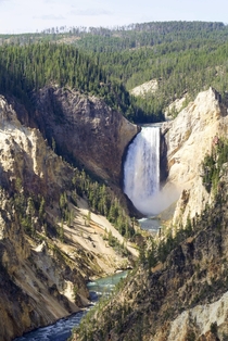 Partly cloudy with a chance of waterfalls Grand Canyon of the Yellowstone Wyoming USA 