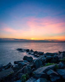 Pastel Sunset at Gateway National Recreation Area Sandy Hook NJ 