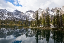 People dont really consider beauty of Idaho so Im here to share a little love for it This is Alice Lake in the Sawtooth Wilderness 