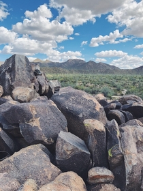Petroglyphs in Tucson Arizona 