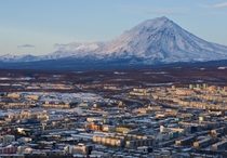 Petropavlovsk-Kamchatsky the largest city on the Kamchatka Peninsula 