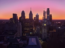 Philadelphia PA from the roof of the PSFS building