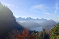 Photo I took looking over the Alpsee Germany and into Austria 
