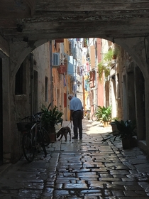 Picture I took from an alley in Rovinj Croatia