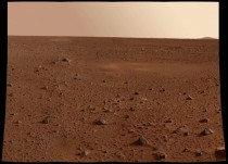Picture of the martian surface taken by the Spirit Rover x