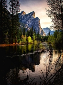 Picture perfect three brothers Yosemite National Park 