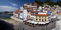 Picturesque Cudillero - fishermen village in Asturias Spain 