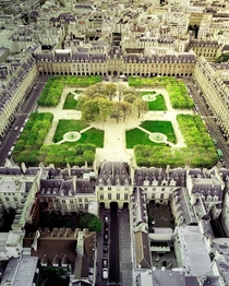 Place des Vosges the oldest planned square in Paris France originally built in early th century 
