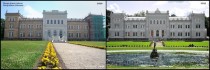 Plung Manor Lithuania before and after restoration works 