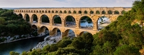 Pont du Gard  a  years old Roman aqueduct in Southern France 