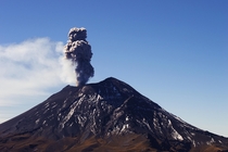 Popocateptl an active volcano Puebla Mxico 