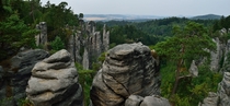 Prachovsk skly beautiful rock formations in the Bohemian Paradise 
