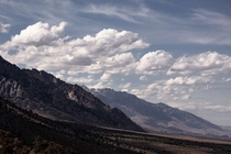 Pretty clouds and intense mountains of the Eastern Sierra California  shotsbyliam_