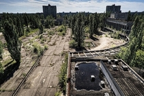 Pripyat Ukraine site of the infamous Chernobyl incident 