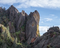 Profile of Machete Ridge Pinnacles National Park 