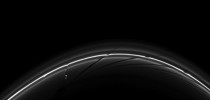 Prometheus Creating Streamers in Saturns Rings  