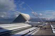 Quadracci Pavilion Milwaukee Art Museum by Santiago Calatrava 