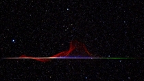 Quadrantids meteor over Missouri The colors the camera captured here cant be discerned by the human eye This meteor was likely cast off by asteroid  EH