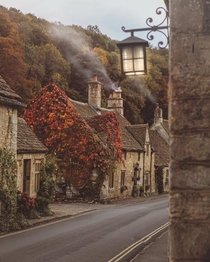 Quaint village in the English countryside