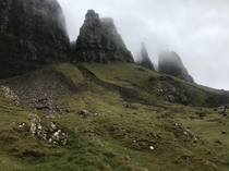 Quiraing was one of the highlights of my trip to Scotland The weather was forbidding without rain just for the duration of my hike and started pouring down right after 