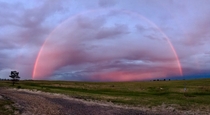 Rainbow Sunset in Southern Colorado 