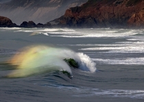Rainbow Waves in Pacifica CA 