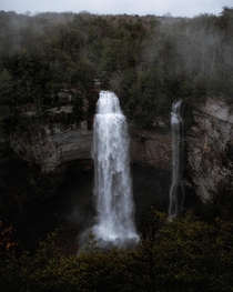 Rainy moody days makes for some serious waterfall views at Fall Creek Falls State Park TN 