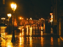 Rainy October night in Paris 