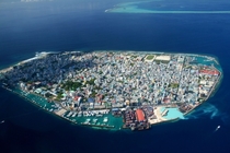 Real life Sim City Mal capital of Maldives  people per square kilometer