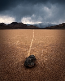 Reckoning Racetrack Playa Death Valley by Casey Colomb  Case_colo