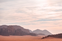 Red Sand Desert of Wadi Rum Jordan 