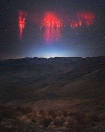 Red Sprite Lightning over the Andes   Image Credit amp Copyright Yuri Beletsky Carnegie Las Campanas Observatory TWAN