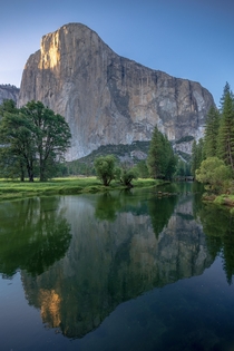 Reflecting with El Capitan Yosemite National Park 