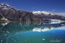Reflections in Alaskas amazing Glacier Bay 