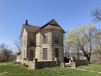 Regal Limestone house in Lane Kansas oc