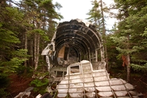 Remains of a Douglas DC- Plane Crash
