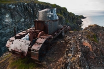 Renault FT Light Tank from WW emplaced by the Germans near Kongsfjord - Patrik Engman 