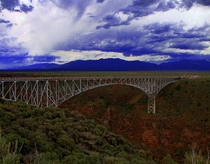 Rio Grande Gorge Bridge near Taos NM 