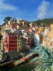 Riomaggiore Cinque Terre Italy Taken this past September on my phone 