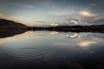Ripples and Sunrise on Lake Camp NZ 