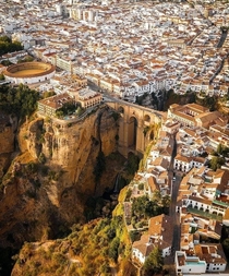 Ronda Mountaintop City in Spains Malaga Province