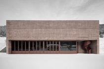 Rose-Tinted Fire Station In Vierschach Italy By Pedevilla Architects 