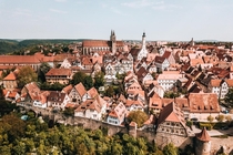Rothenburg ob der Tauber Germany A stunning intact Bavarian medieval town