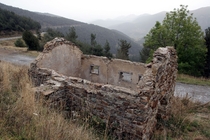 Ruin at the Collada de Toses Spain 