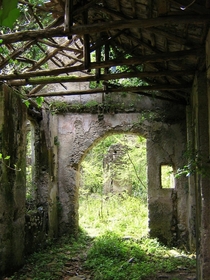 Ruins of a paper mill dating from as far back as the th century Campania Italy Photo by Jeff Kerwin 